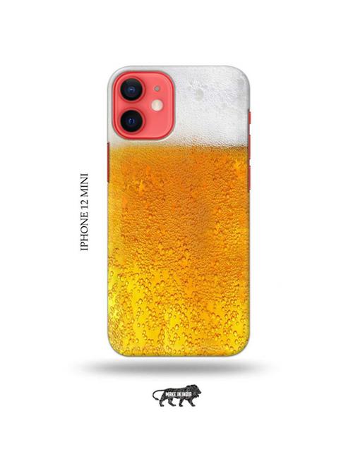 tweakymod designer printed hard case | beer back cover compatible with iphone 12 mini - 19023360 - Very Small Image - 1