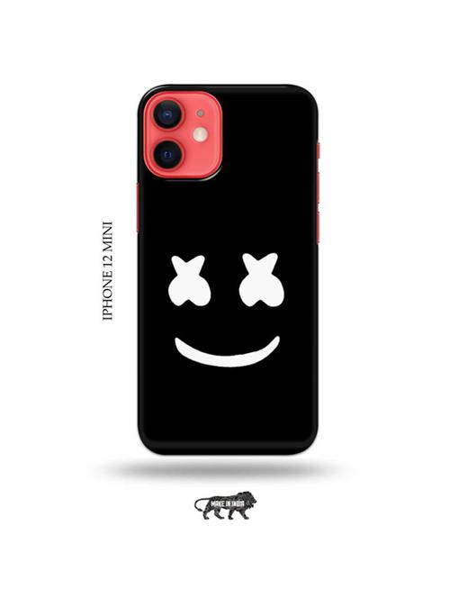 tweakymod designer printed hard case | funny face back cover compatible with iphone 12 mini - 19023395 - Very Small Image - 1