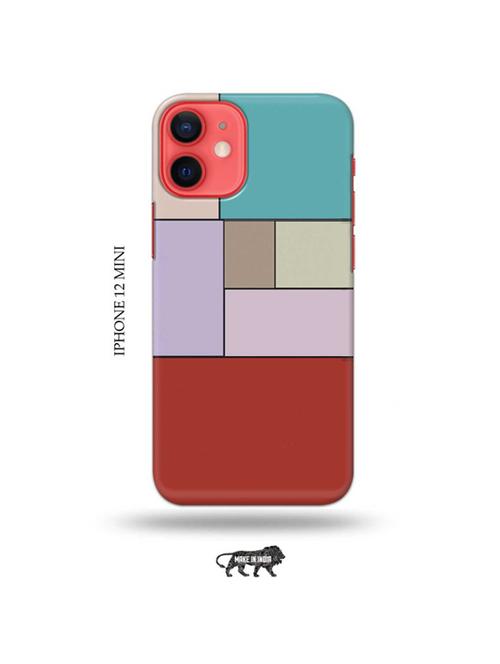 tweakymod designer printed hard case | blocks back cover compatible with iphone 12 mini - 19023432 - Very Small Image - 1