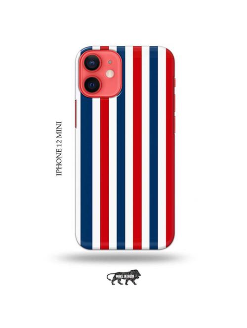 tweakymod designer printed hard case | strips back cover compatible with iphone 12 mini - 19023444 - Very Small Image - 1