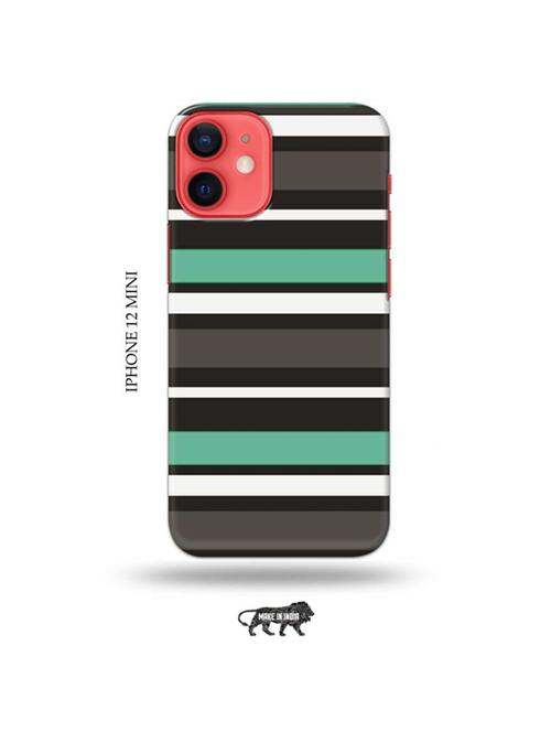 tweakymod designer printed hard case | strips back cover compatible with iphone 12 mini - 19023449 - Very Small Image - 1