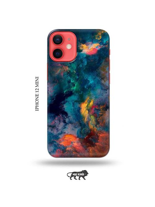 tweakymod designer printed hard case | abstract colours back cover compatible with iphone 12 mini - 19023460 - Very Small Image - 1
