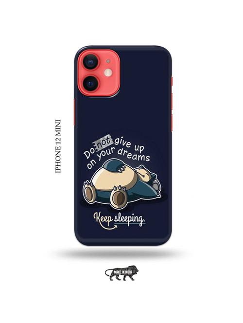 tweakymod designer printed hard case | dreams quote back cover compatible with iphone 12 mini - 19023463 - Very Small Image - 1