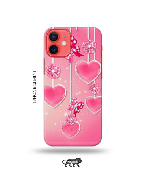 tweakymod designer printed hard case | hearts back cover compatible with iphone 12 mini - 19023509 - Very Small Image - 1