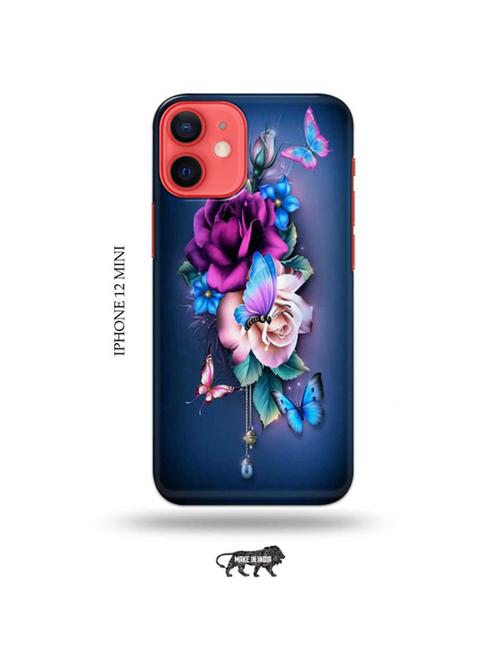 tweakymod designer printed hard case | flowers back cover compatible with iphone 12 mini - 19023521 - Very Small Image - 1