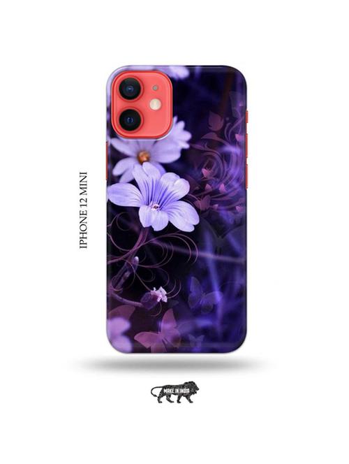 tweakymod designer printed hard case | flowers back cover compatible with iphone 12 mini - 19023531 - Very Small Image - 1