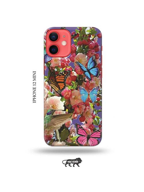 tweakymod designer printed hard case | flowers back cover compatible with iphone 12 mini - 19023539 - Very Small Image - 1