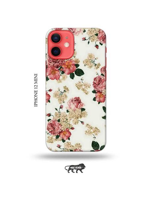 tweakymod designer printed hard case | flowers back cover compatible with iphone 12 mini - 19023547 - Very Small Image - 1