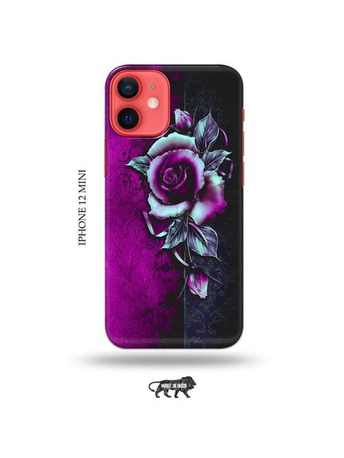 flowers back cover compatible with iphone 12 mini - 19023551 - Very Small Image - 1