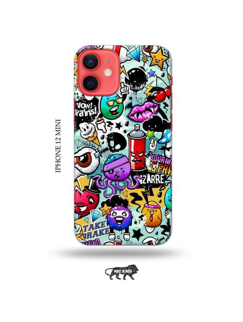 tweakymod designer printed hard case | funny dope back cover compatible with iphone 12 mini - 19023560 - Very Small Image - 1