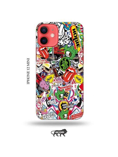 tweakymod designer printed hard case | travel dope back cover compatible with iphone 12 mini - 19023562 - Very Small Image - 1