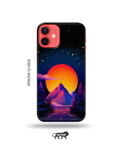 tweakymod designer printed hard case | mountain back cover compatible with iphone 12 mini - 19023587 - Very Small Image - 1