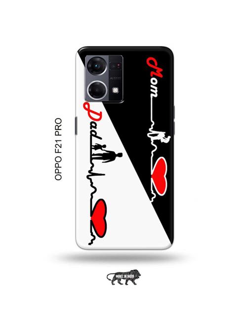 tweakymod designer printed hard case | mom dad back cover compatible with oppo f21 pro - 19024115 - Very Small Image - 1
