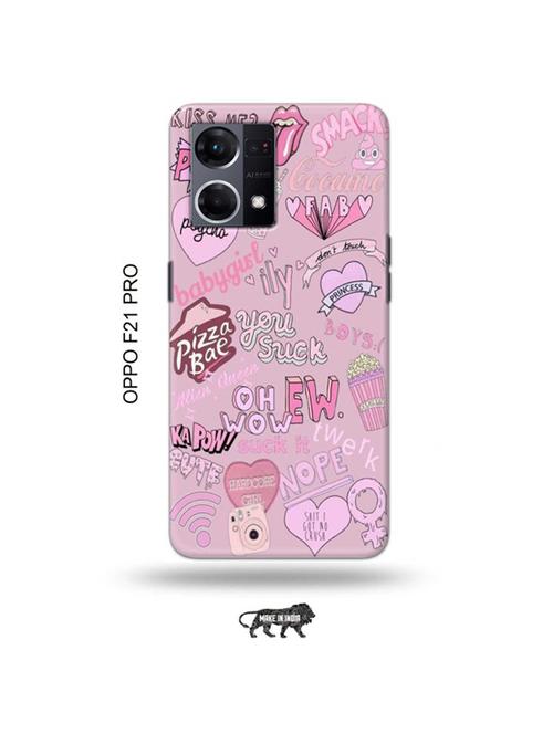 tweakymod designer printed hard case | baby girl back cover compatible with oppo f21 pro - 19024216 - Very Small Image - 1