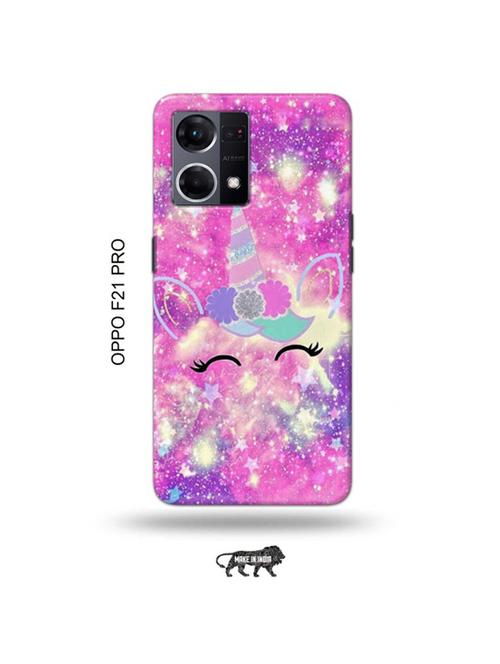 tweakymod designer printed hard case | unicorn back cover compatible with oppo f21 pro - 19024218 - Very Small Image - 1