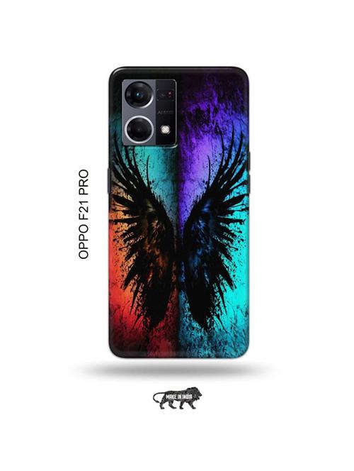 tweakymod designer printed hard case | coulrful butterfly back cover compatible with oppo f21 pro - 19024234 - Very Small Image - 1