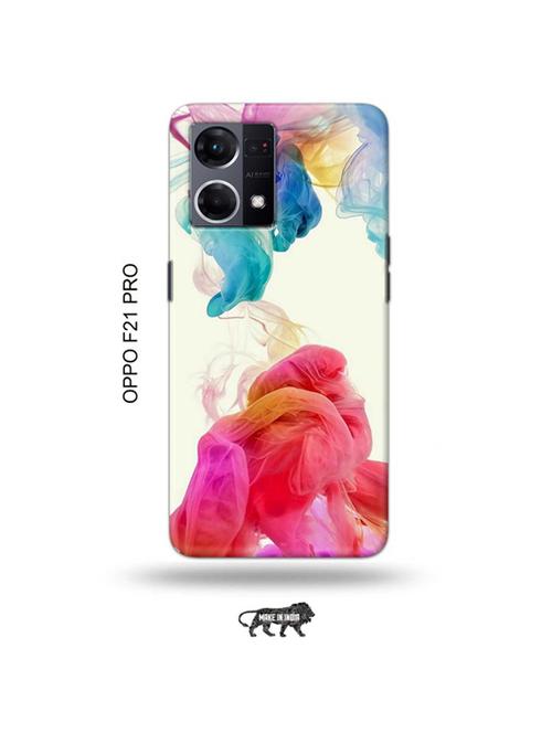 tweakymod designer printed hard case | abstract smoke back cover compatible with oppo f21 pro - 19024244 - Very Small Image - 1