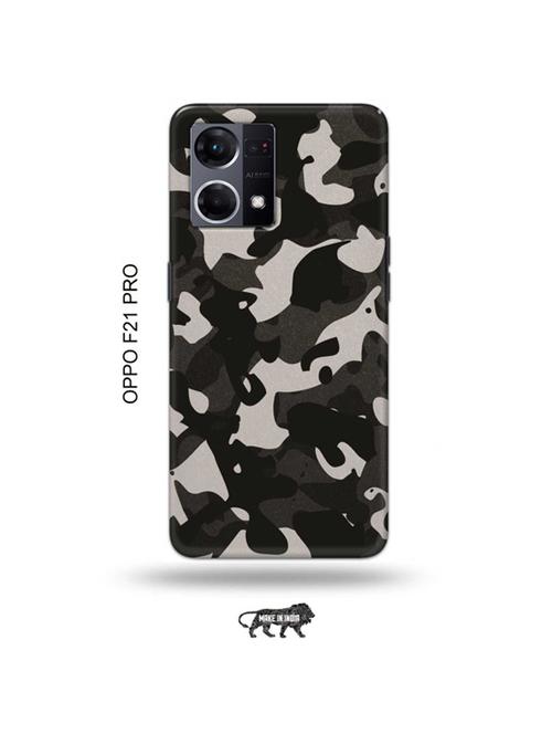 tweakymod designer printed hard case | camouflage back cover compatible with oppo f21 pro - 19024250 - Very Small Image - 1