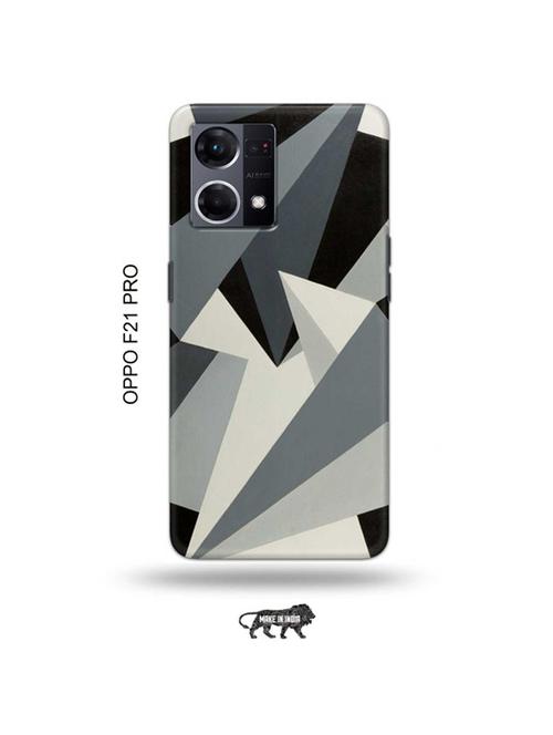 tweakymod designer printed hard case | blocky design back cover compatible with oppo f21 pro - 19024251 - Very Small Image - 1