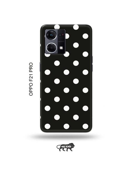 tweakymod designer printed hard case | polka dots back cover compatible with oppo f21 pro - 19024267 - Very Small Image - 1