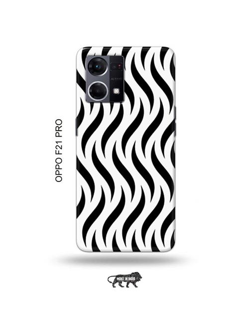 tweakymod designer printed hard case | curvy strips back cover compatible with oppo f21 pro - 19024273 - Very Small Image - 1