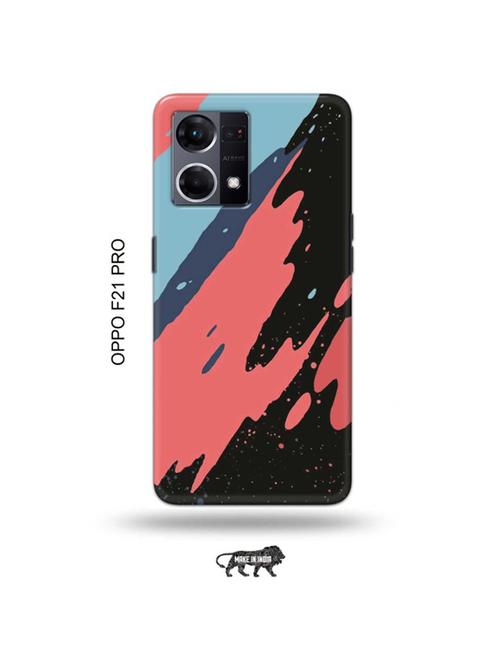 tweakymod designer printed hard case | abstract colour back cover compatible with oppo f21 pro - 19024285 - Very Small Image - 1