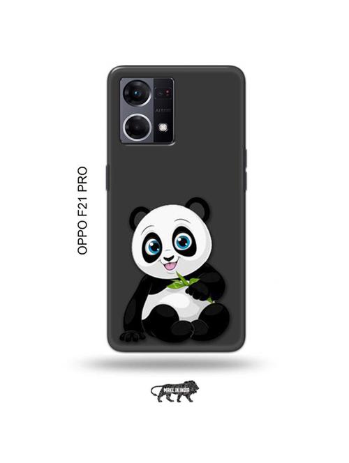 tweakymod designer printed hard case | cute panda back cover compatible with oppo f21 pro - 19024286 - Very Small Image - 1
