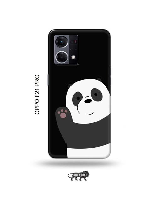 tweakymod designer printed hard case | hello panda back cover compatible with oppo f21 pro - 19024288 - Very Small Image - 1