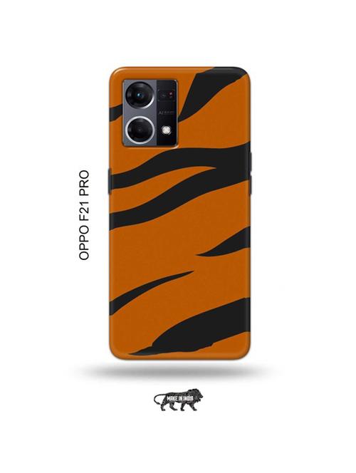 tiger strips back cover compatible with oppo f21 pro - 19024311 - Very Small Image - 1