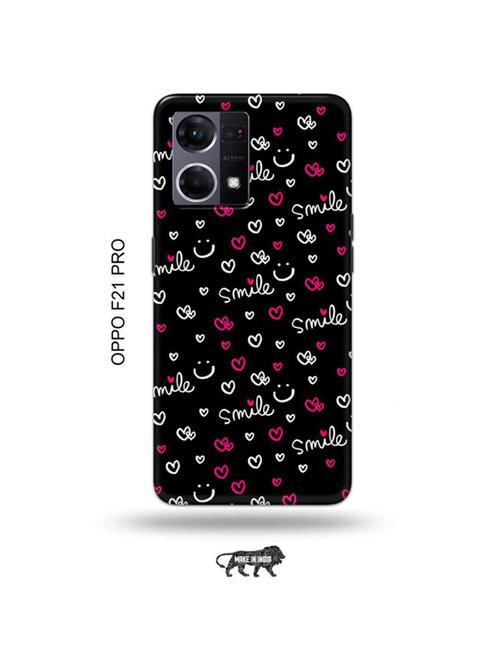 tweakymod designer printed hard case | smile doodle back cover compatible with oppo f21 pro - 19024323 - Very Small Image - 1