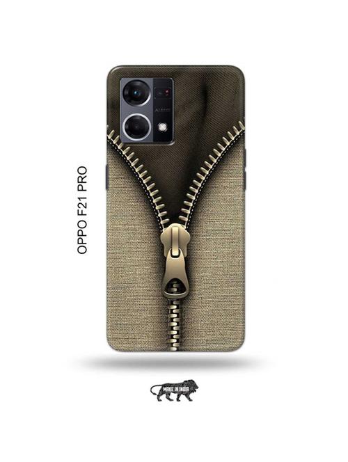 tweakymod designer printed hard case | zipper back cover compatible with oppo f21 pro - 19024359 - Very Small Image - 1