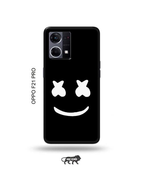 tweakymod designer printed hard case | funny face back cover compatible with oppo f21 pro - 19024433 - Very Small Image - 1