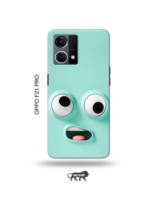 funny face emoji back cover compatible with oppo f21 pro - 19024435 - Very Small Image - 1