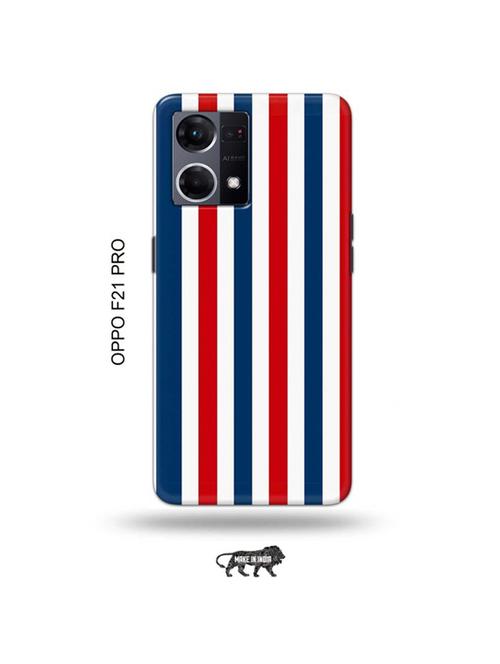 tweakymod designer printed hard case | strips back cover compatible with oppo f21 pro - 19024482 - Very Small Image - 1