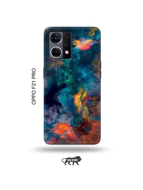 tweakymod designer printed hard case | abstract colours back cover compatible with oppo f21 pro - 19024498 - Very Small Image - 1