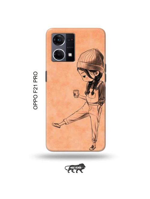 kiddo girl back cover compatible with oppo f21 pro - 19024503 - Very Small Image - 1
