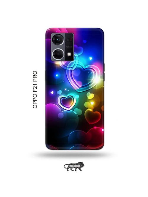 tweakymod designer printed hard case | love design back cover compatible with oppo f21 pro - 19024530 - Very Small Image - 1