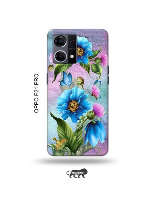 tweakymod designer printed hard case | floral back cover compatible with oppo f21 pro - 19024557 - Very Small Image - 1