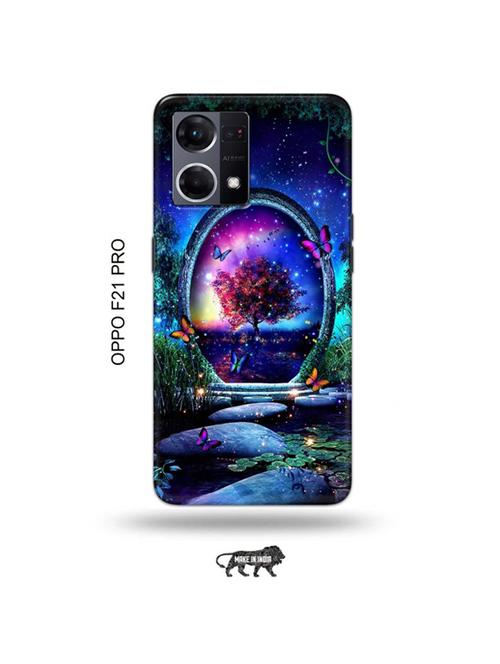 flowers back cover compatible with oppo f21 pro - 19024571 - Very Small Image - 1
