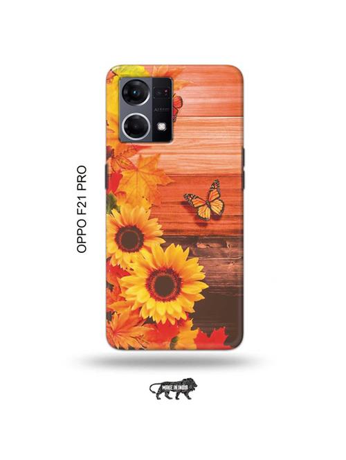flowers back cover compatible with oppo f21 pro - 19024576 - Very Small Image - 1
