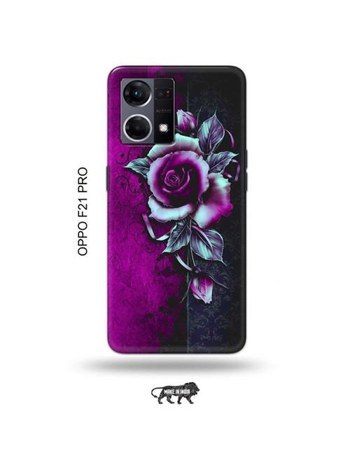 flowers back cover compatible with oppo f21 pro - 19024589 - Very Small Image - 1