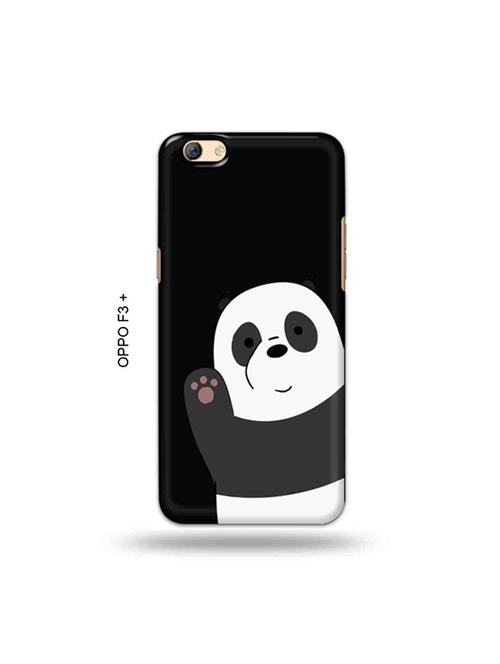 tweakymod designer printed hard case | hello panda back cover compatible with oppo f3 plus - 19024807 - Very Small Image - 1