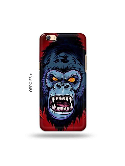 tweakymod designer printed hard case | king ape back cover compatible with oppo f3 plus - 19024809 - Very Small Image - 1