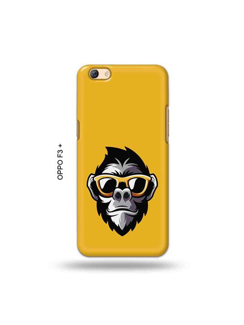 tweakymod designer printed hard case | cool monkey back cover compatible with oppo f3 plus - 19024834 - Very Small Image - 1
