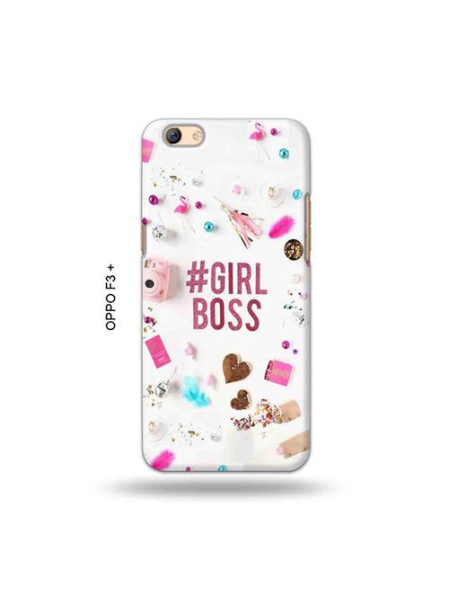 tweakymod designer printed hard case | #girl_boss back cover compatible with oppo f3 plus - 19024871 - Very Small Image - 1