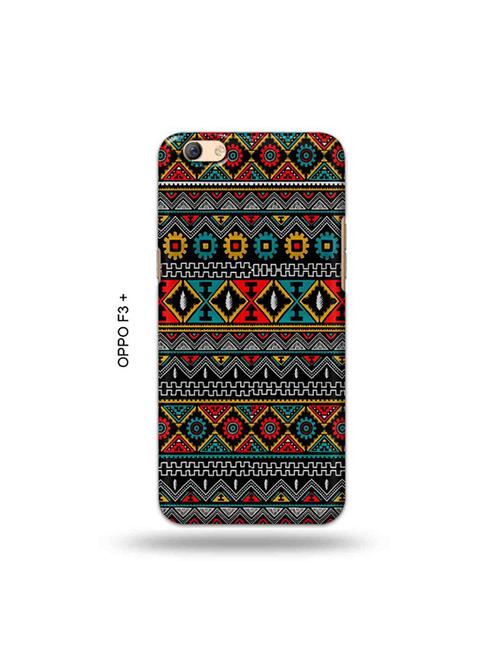 tweakymod designer printed hard case | aztec back cover compatible with oppo f3 plus - 19024888 - Very Small Image - 1