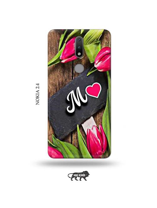 flower letter m back cover compatible with nokia 2.4 - 19026215 - Very Small Image - 1