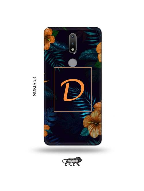 floral d back cover compatible with nokia 2.4 - 19026260 - Very Small Image - 1