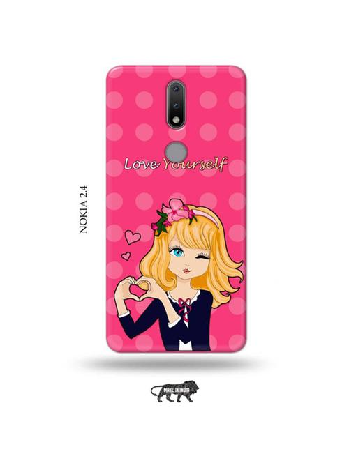 love yourself back cover compatible with nokia 2.4 - 19026306 - Very Small Image - 1