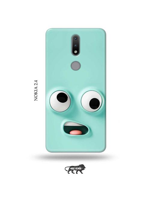 funny face emoji back cover compatible with nokia 2.4 - 19026511 - Very Small Image - 1